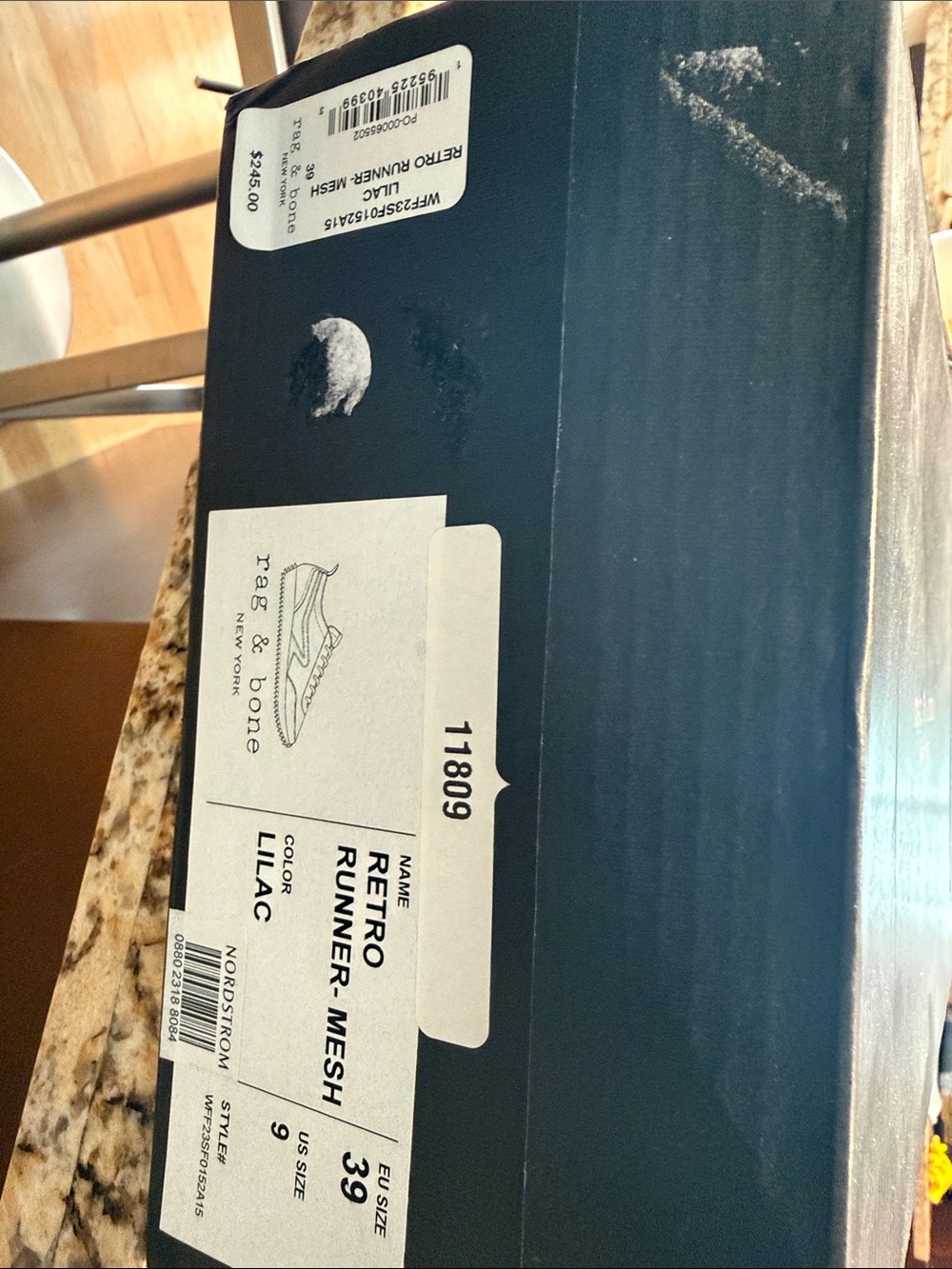 Rag & Bone retro rubber mesh sneaker Brand new never worn